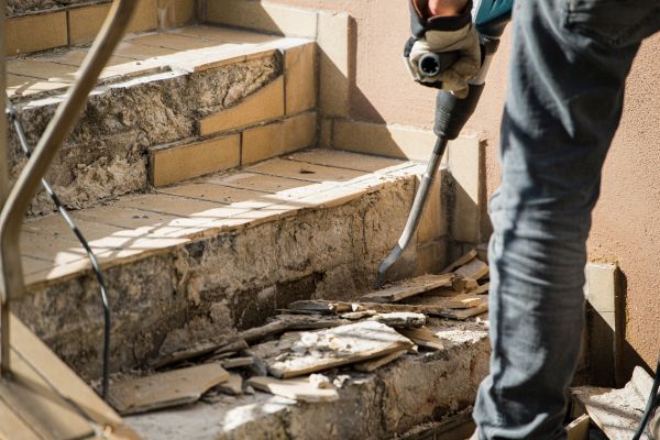 Concrete Stair Demolition in Fort Wayne